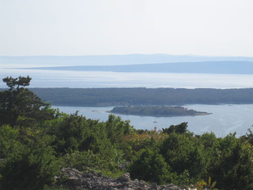 Klosterinsel Kosljun in der Bucht von Punat