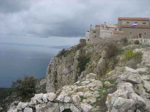 Kroatien Insel Cres Bergdorf Lubenice