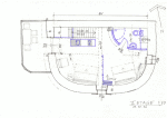 <p>Bauplan / Grundriss des Umbaus der Don Camillo</p>