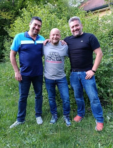 Christoph, Michi und Matthias